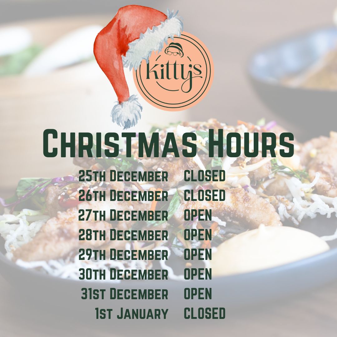 Featured image for “Plan ahead 🎄 Here are our special Christmas opening hours at Kitty’s Merimbula this festive season!”