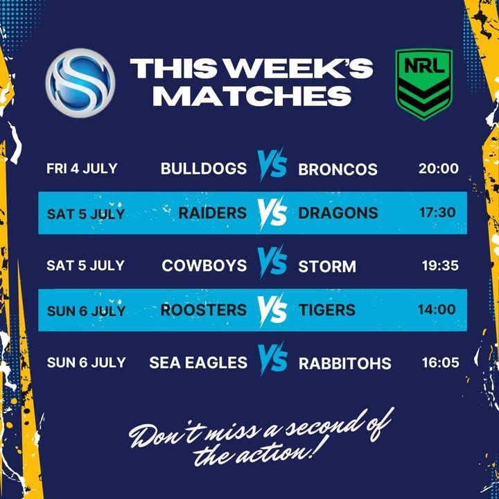 Featured image for “Live NRL Action All Week at Club Sapphire: Footy Nights & Cold Drinks”