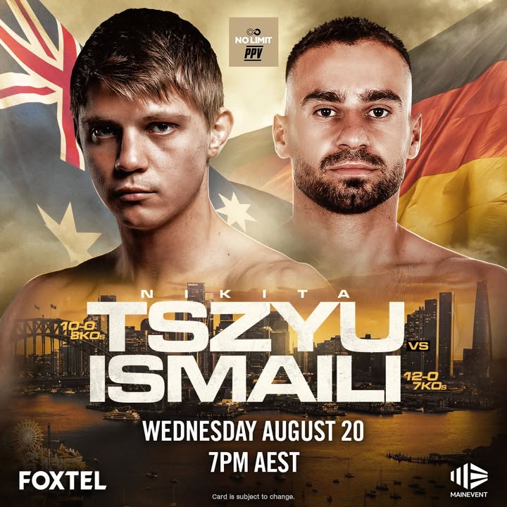 Featured image for “Tszyu vs Ismaili Showdown: Boxing Night at Club Sapphire”