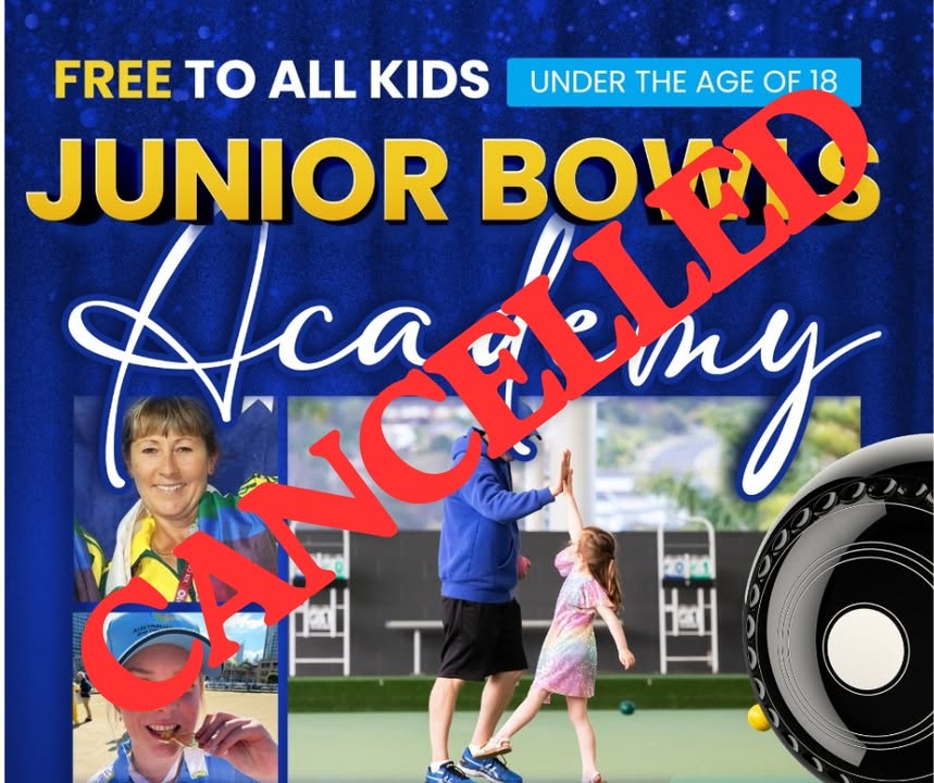 Featured image for “Cancelled Junior Bowls Academy Session at Club Sapphire”