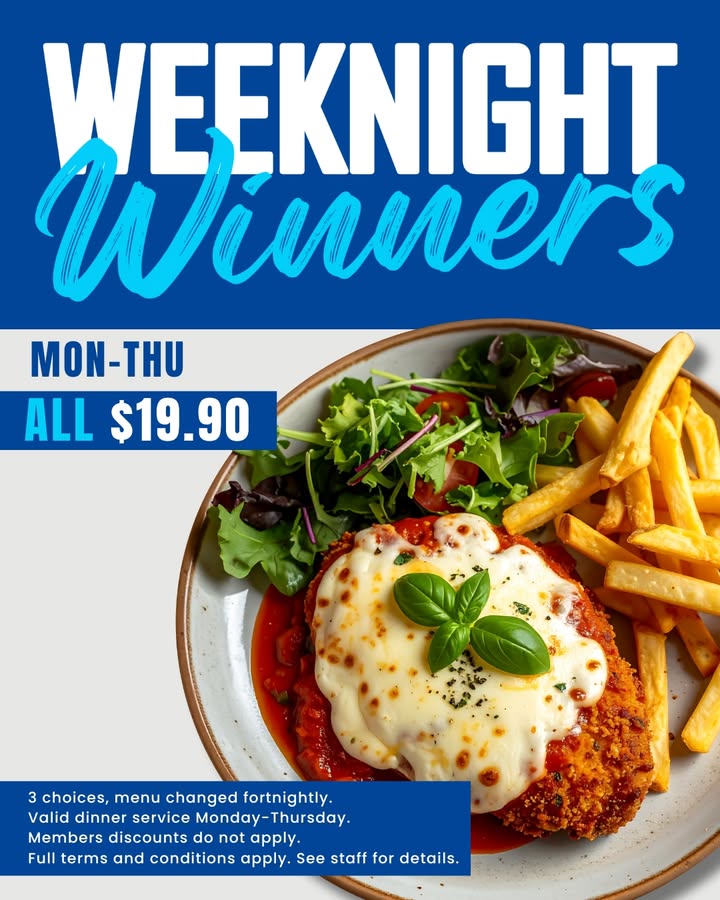 Featured image for “Delicious Weeknight Dinner Deals at Club Sapphire: $19.90 Specials Await!”