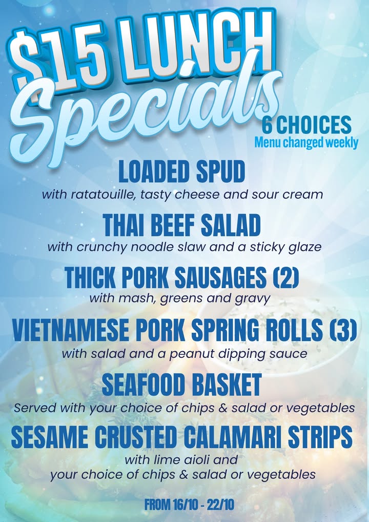 Featured image for “Exciting $15 Lunch Menu Launch at Club Sapphire Bistro”