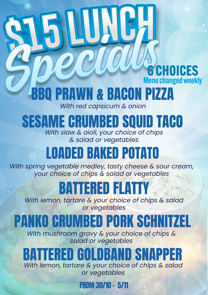 Featured image for “Delicious $15 Meal Deals at Club Sapphire: Pizza, Tacos, and More!”
