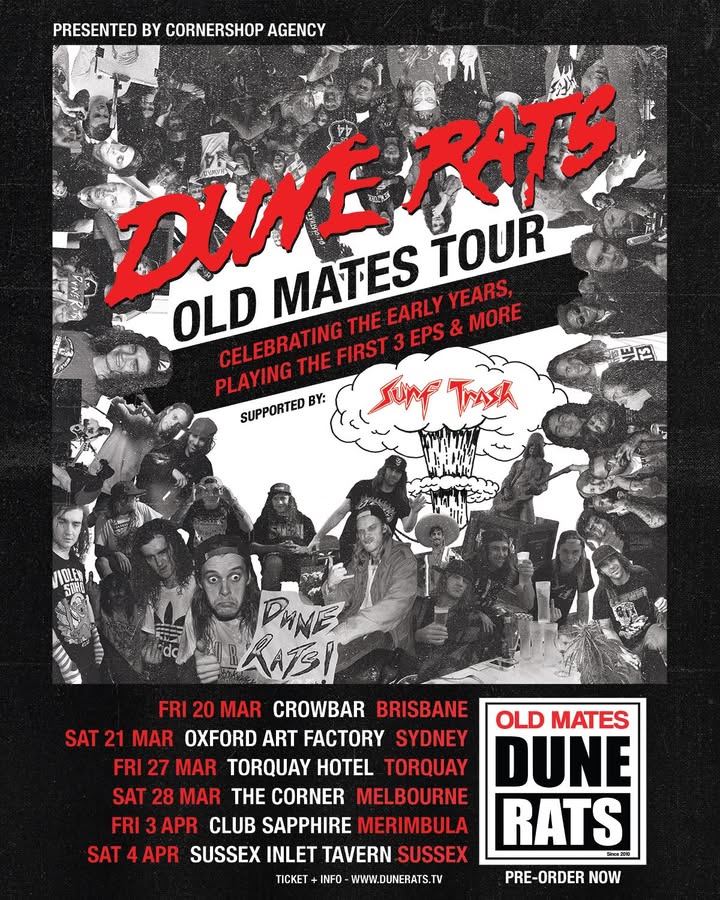 Featured image for “Dune Rats Old Mates Tour at Club Sapphire”